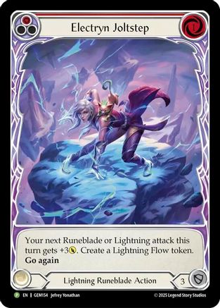Electryn Joltstep (Red) (GEM154) Rainbow Foil - Gem Pack 5