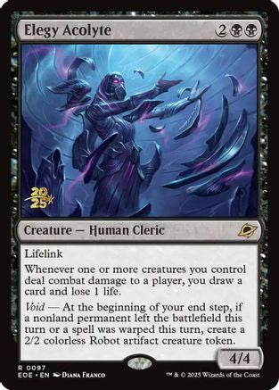 Elegy Acolyte (Prerelease) (097) Foil - Edge of Eternities