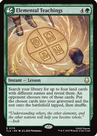 Elemental Teachings (Prerelease) (178) Foil - Avatar: The Last Airbender