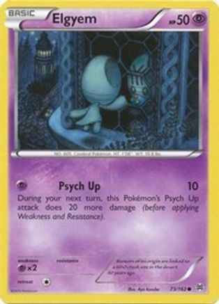 Elgyem (73) Reverse Holofoil - BREAKthrough