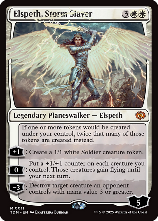 Elspeth, Storm Slayer (Promo Pack) (011) - Tarkir: Dragonstorm