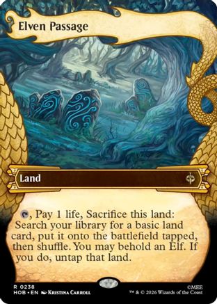Elven Passage (Showcase) (238) Foil - The Hobbit