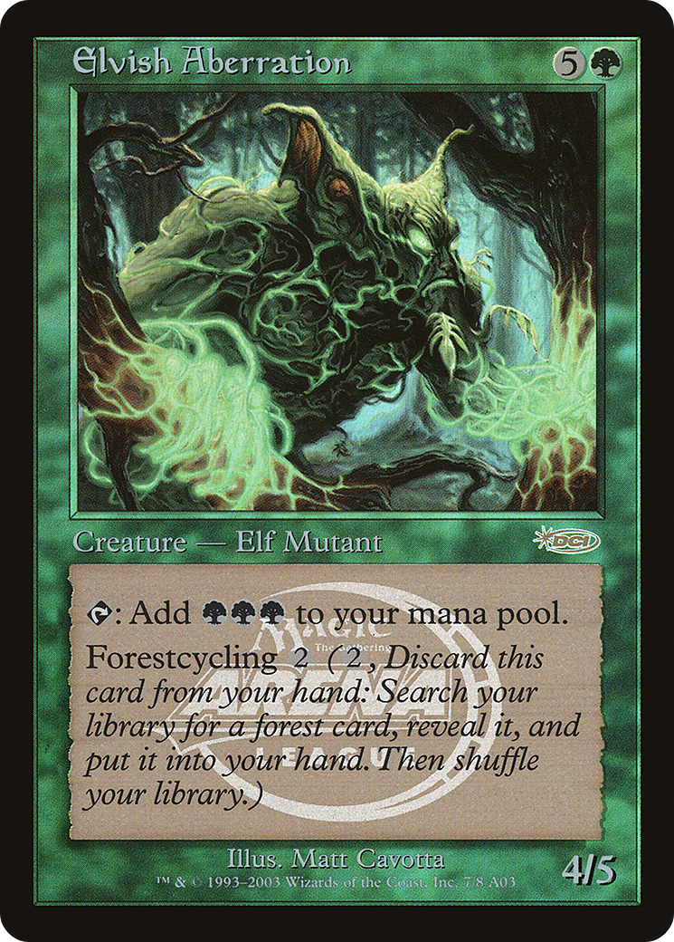 Elvish Aberration (007) Foil - Arena League 2003
