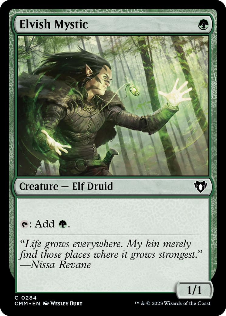 Elvish Mystic (284) Foil - Commander Masters
