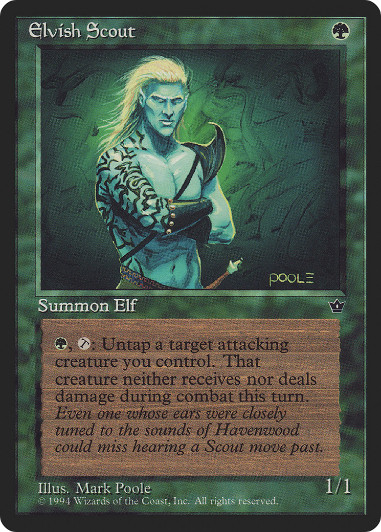 Elvish Scout (a) - Fallen Empires