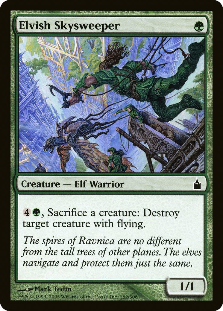 Elvish Skysweeper (162) Foil - Ravnica: City of Guilds