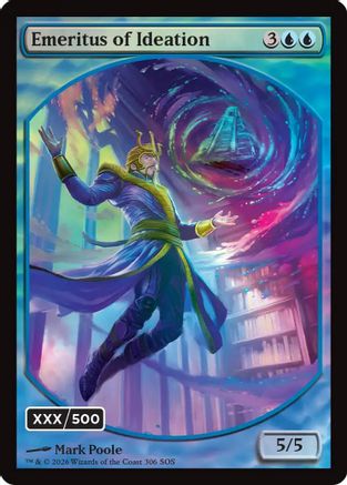 Emeritus of Ideation (Serial Numbered) (306) Double Rainbow Foil - Secrets of Strixhaven