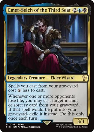 Emet-Selch of the Third Seat (081) Surge Foil - Commander: FINAL FANTASY