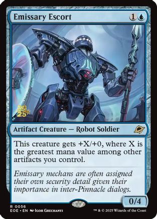 Emissary Escort (Prerelease) (056) Foil - Edge of Eternities