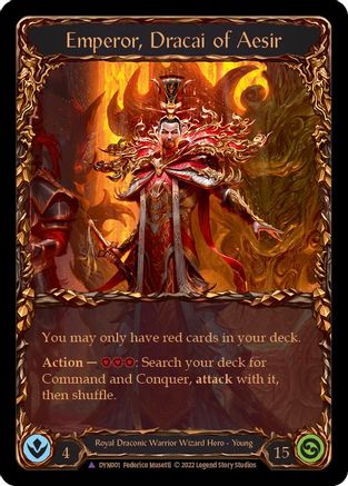 Emperor, Dracai of Aesir (Marvel) (DYN001) Cold Foil - Dynasty
