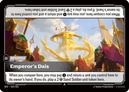 Emperor's Dais (207) Foil - Spiritforged