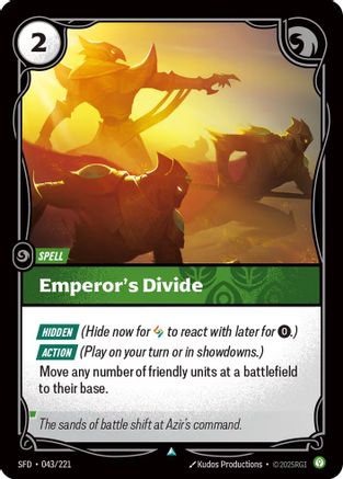 Emperor's Divide (043) Foil - Spiritforged