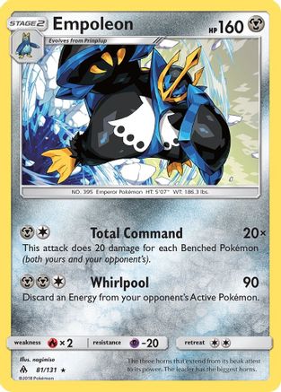 Empoleon (81) Holofoil - Forbidden Light