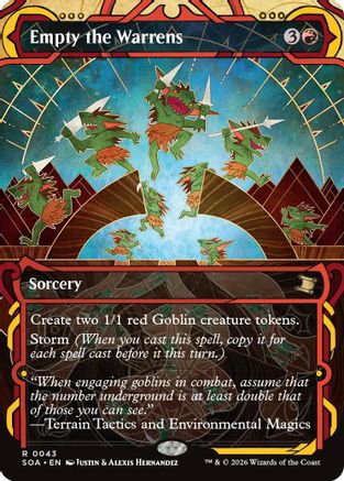 Empty the Warrens (043) Foil - Secrets of Strixhaven: Mystical Archive