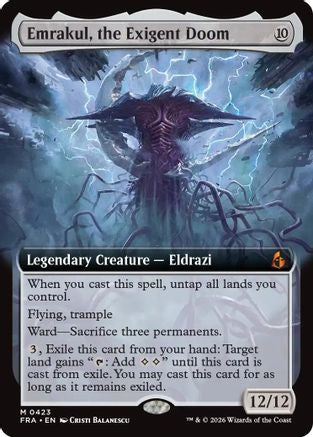 Emrakul, the Exigent Doom (Extended Art) (423) Foil - Reality Fracture