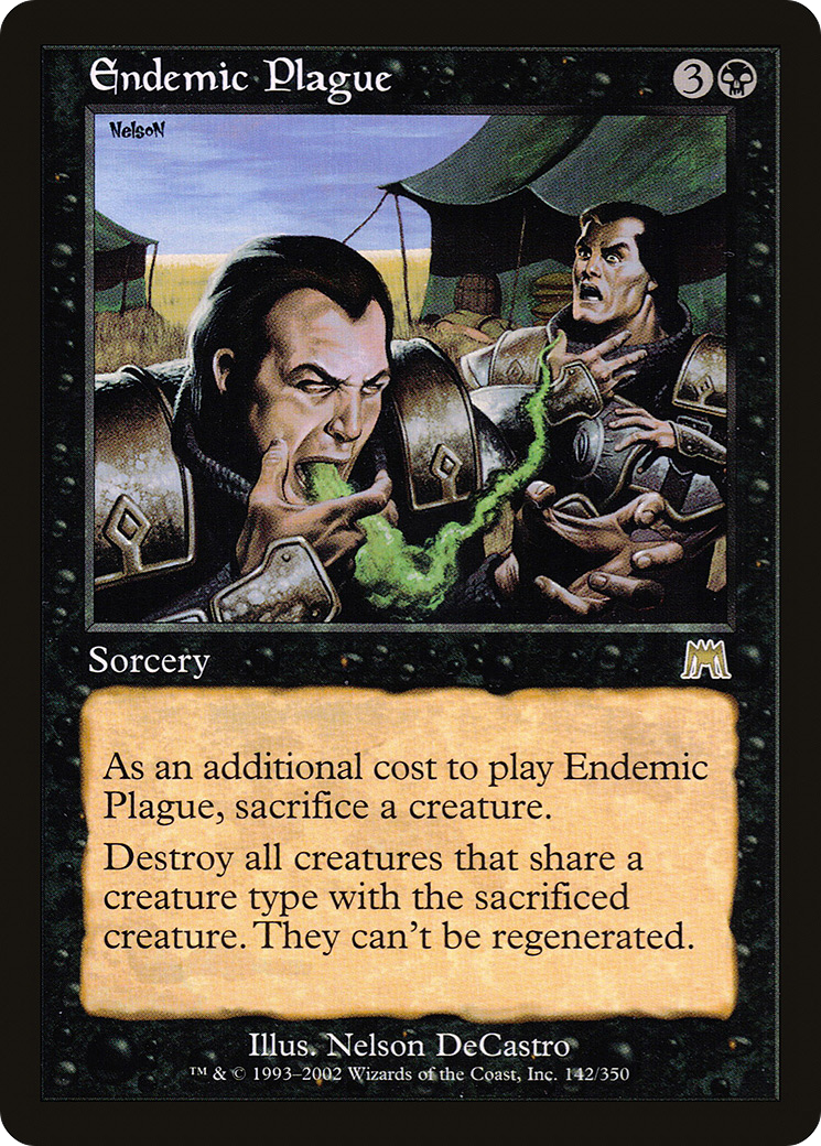 Endemic Plague (142) Foil - Onslaught