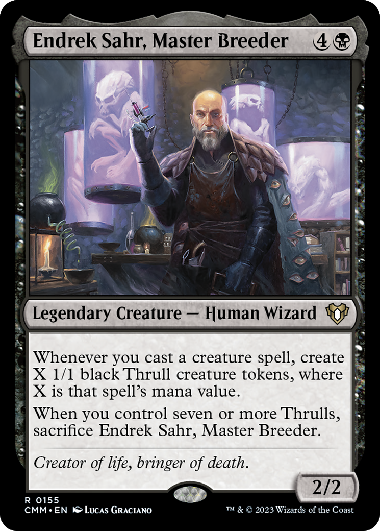 Endrek Sahr, Master Breeder (155) - Commander Masters
