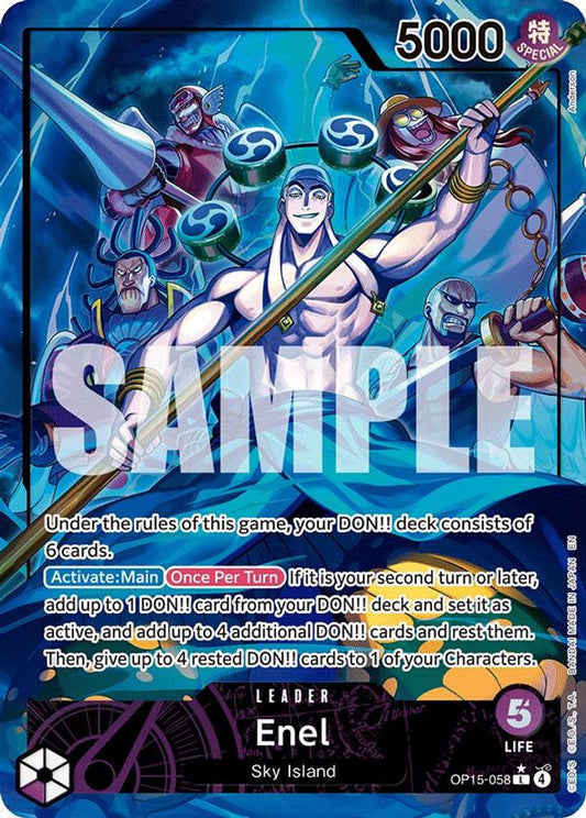 Enel (Alternate Art) (OP15-058) Foil