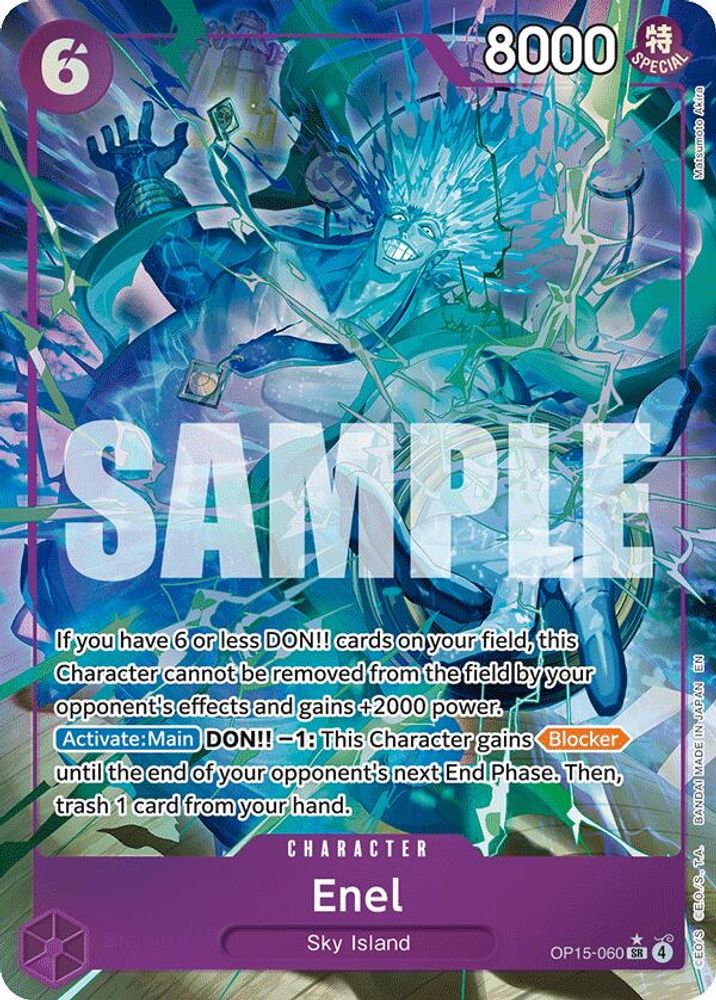 Enel (Alternate Art) (OP15-060) Foil