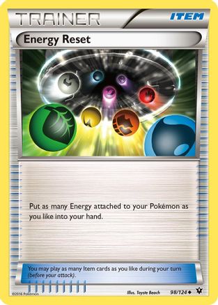 Energy Reset (98) Reverse Holofoil - Fates Collide