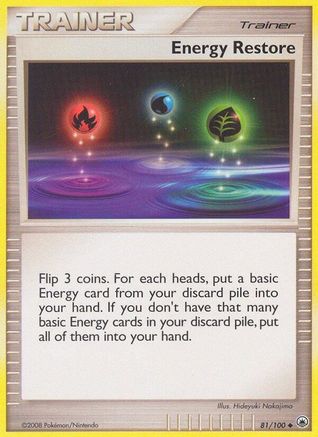 Energy Restore (81) Reverse Holofoil - Majestic Dawn