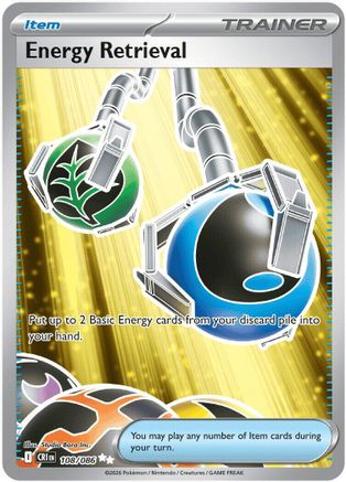 Energy Retrieval (Full Art) (108) Holofoil - Chaos Rising