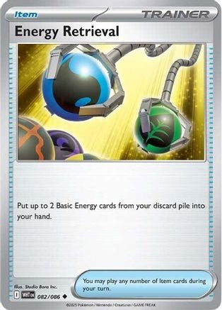 Energy Retrieval (82) Reverse Holofoil - White Flare