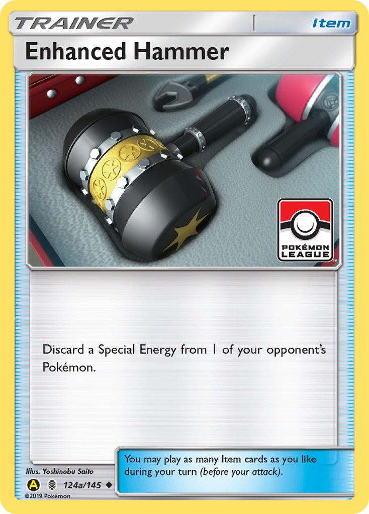 Enhanced Hammer (Pokemon League) (124a) Reverse Holofoil - League & Championship Cards