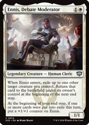 Ennis, Debate Moderator (014) - Secrets of Strixhaven