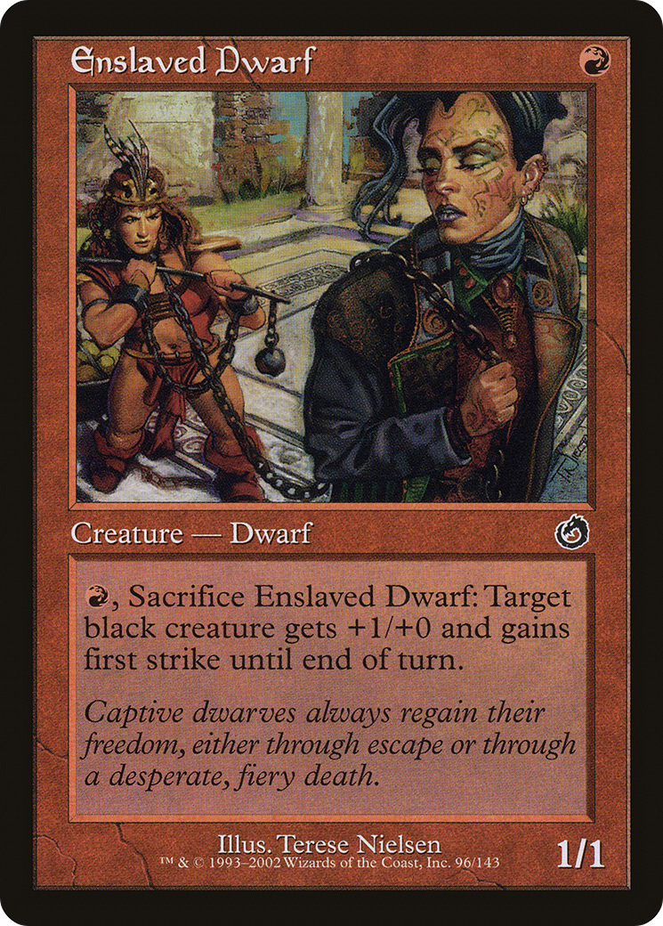 Enslaved Dwarf (096) Foil - Torment