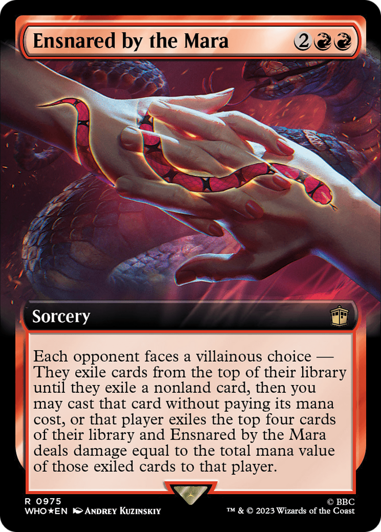 Ensnared by the Mara (Extended Art) (975) Surge Foil - Doctor Who