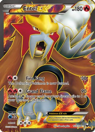 Entei EX (Full Art) (103) Holofoil - Dark Explorers