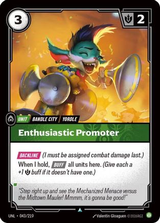 Enthusiastic Promoter (043) Foil - Unleashed