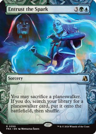 Entrust the Spark (Sculptor's Stronghold Showcase) (350) Foil - Reality Fracture