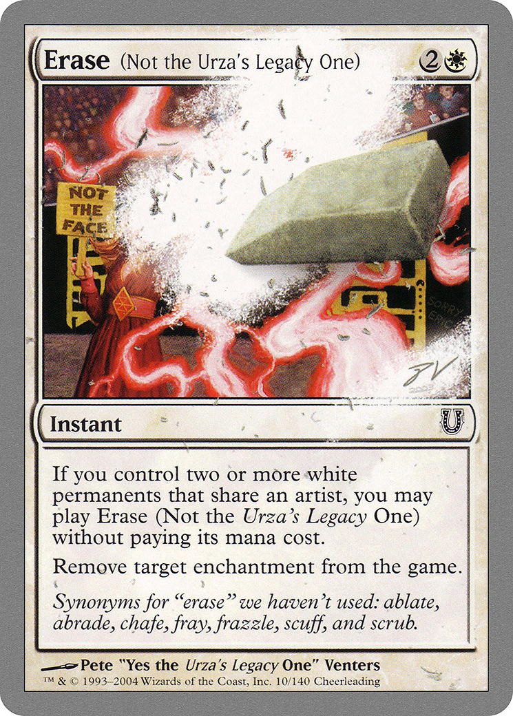 Erase (Not the Urza's Legacy One) (010) Foil - Unhinged
