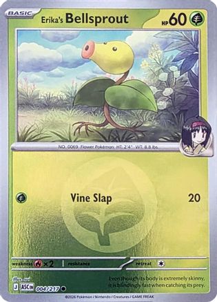 Erika's Bellsprout (Energy Symbol Pattern) (4) Reverse Holofoil - Ascended Heroes