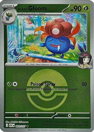 Erika's Gloom (Poke Ball) (2) Reverse Holofoil - Ascended Heroes