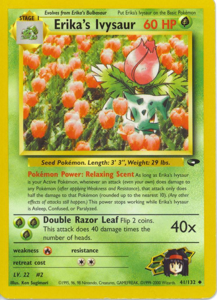 Erika's Ivysaur (41) (Unlimited) - Gym Challenge