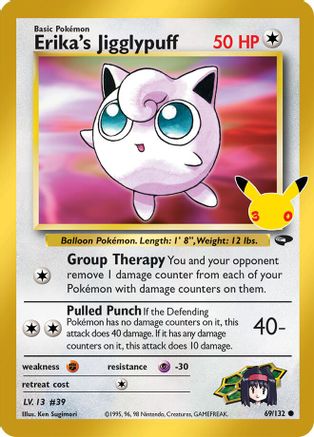 Erika's Jigglypuff (Classic Collection) (69) Holofoil - 30th Celebration