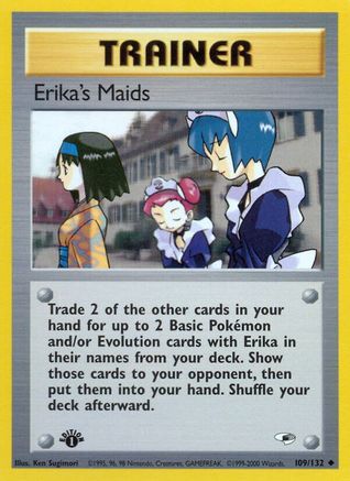 Erika's Maids (109) (1st Edition) - Gym Heroes