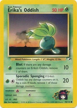 Erika's Oddish (78) (Unlimited) - Gym Heroes