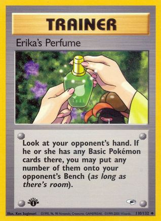 Erika's Perfume (110) (1st Edition) - Gym Heroes
