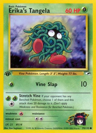 Erika's Tangela (79) (1st Edition) - Gym Heroes