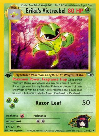 Erika's Victreebel (26) (1st Edition) - Gym Heroes