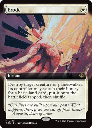 Erode (Extended Art) (310) - Secrets of Strixhaven