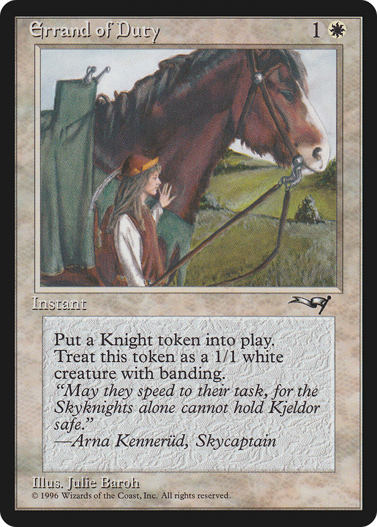 Errand of Duty (b) - Alliances