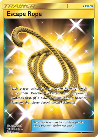 Escape Rope (Gold) (163) Holofoil - Burning Shadows