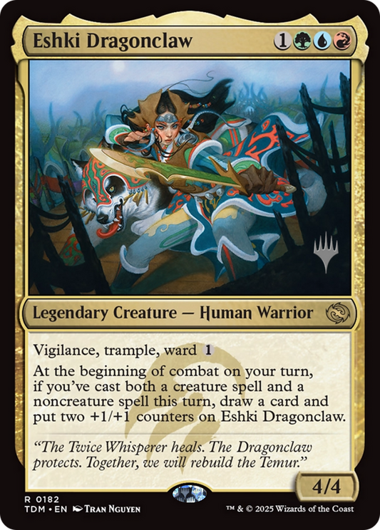 Eshki Dragonclaw (Promo Pack) (182) Foil - Tarkir: Dragonstorm