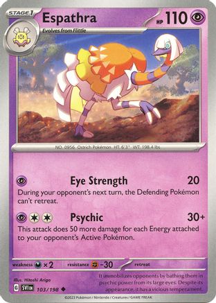 Espathra (103) Reverse Holofoil - Scarlet & Violet