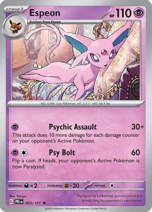 Espeon (33) Holofoil - Prismatic Evolutions